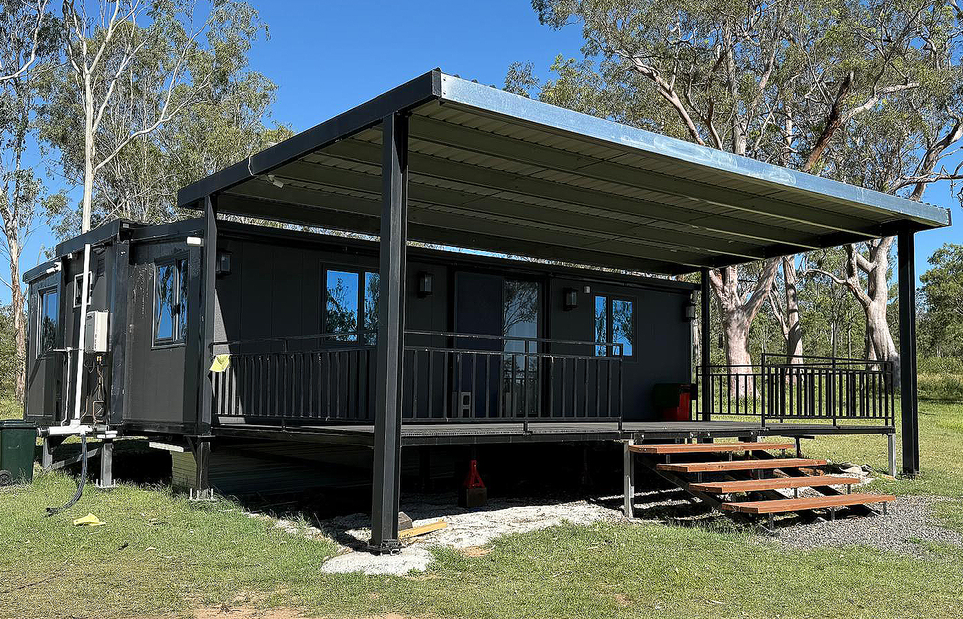 Container extensibil de 40 de picioare, de lux, personalizat, cu placă exterioară din metal Container extensibil de 40 de picioare, de lux, personalizat, cu placă exterioară din metal