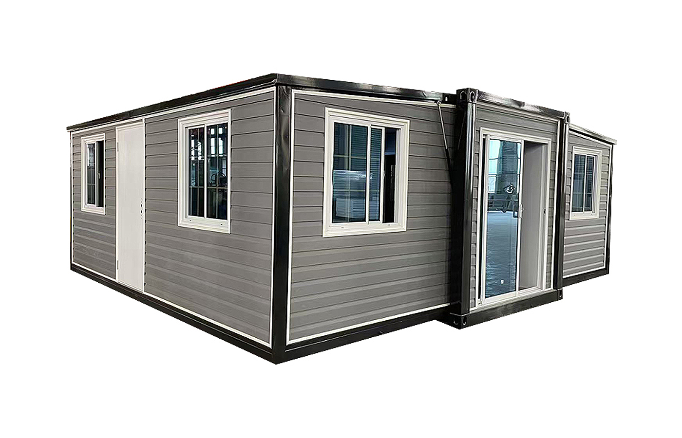 Container extensibil de 40 de picioare, de lux, personalizat, cu placă exterioară din metal Container extensibil de 40 de picioare, de lux, personalizat, cu placă exterioară din metal