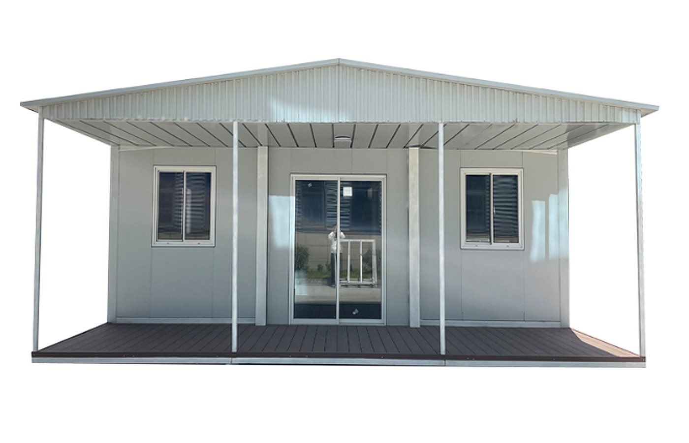 Container extensibil de 40 de picioare, de lux, personalizat, cu placă exterioară din metal Container extensibil de 40 de picioare, de lux, personalizat, cu placă exterioară din metal