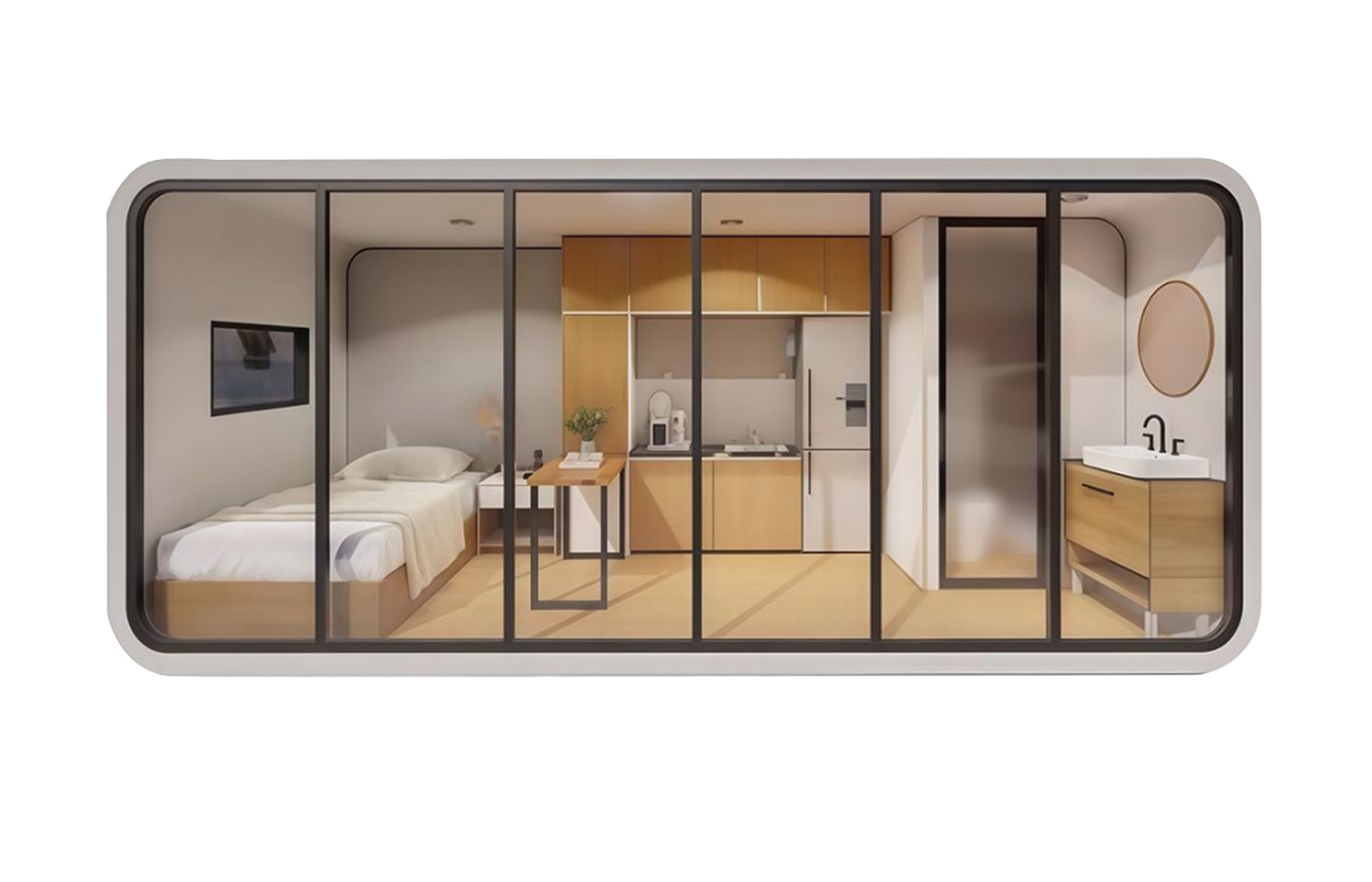 30ft Beautiful Vacation Resort Hotel personalizată Seaside Apple Cabin Container House 30ft Beautiful Vacation Resort Hotel personalizată Seaside Apple Cabin Container House